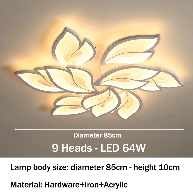 

Потолочная люстра Gaobi, матовая, скандинавский стиль