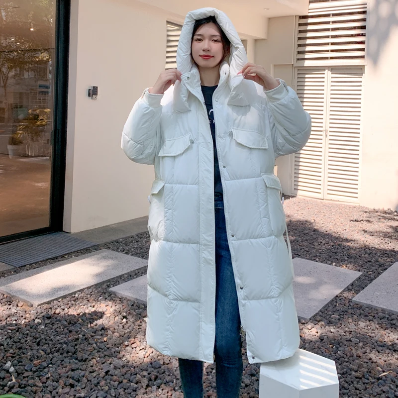 

Женские зимние стеганые куртки в стиле Харадзюку Y2K, однотонные теплые пуховики с капюшоном, винтажные корейские свободные утепленные парки, женская верхняя одежда 2038