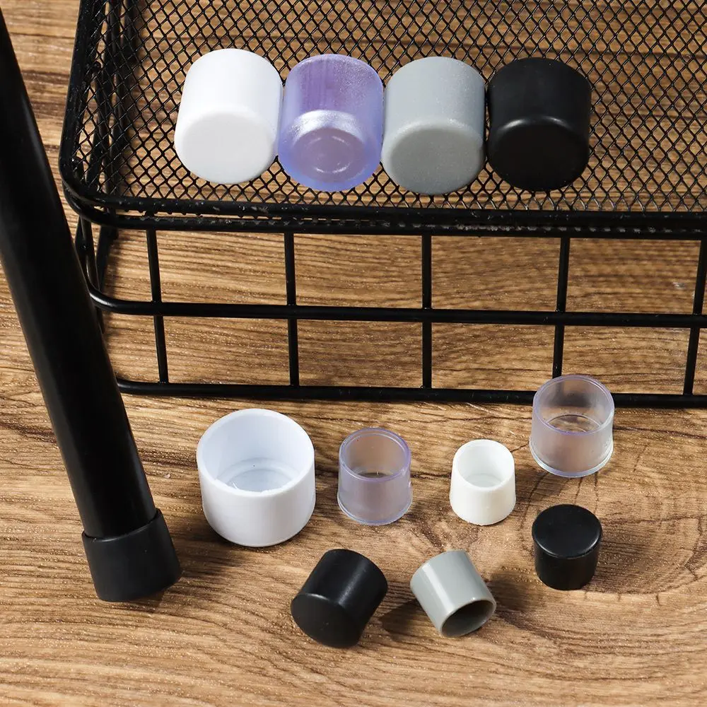 10 Pcs Chair Leg Caps New Rubber Feet Protector Pads Plastic Pipe Covers Furniture Table Covers Hole Plugs Non-Slip Dust Covers