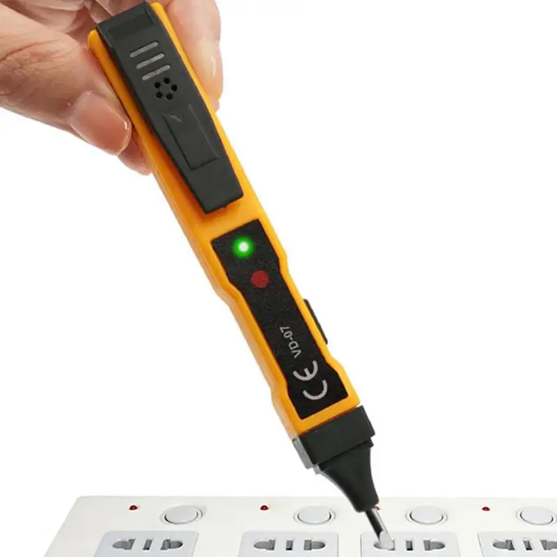 

Voltage Detection Pen Induction AC/DC Voltmeter Electric Pen High Sensitivity AC DC Voltage Detector Electrical Tester Pen
