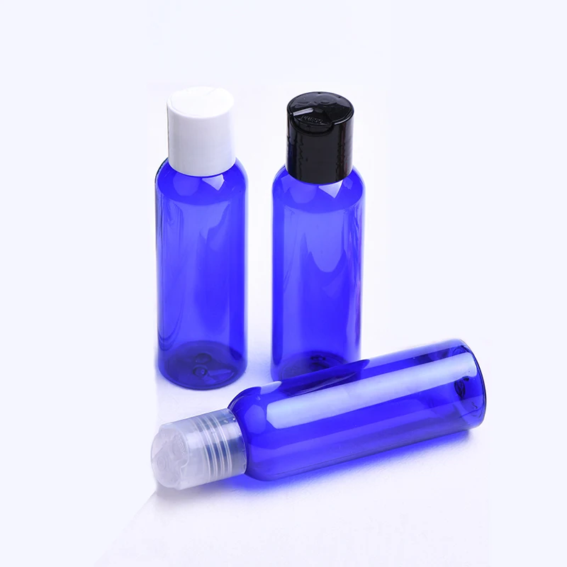 

100ml Blue Empty Refillable Bottle Shampoo Cream Lotion Cosmetic Container 100ml Lotion Cream Plastic Bottle Skin Care Cream