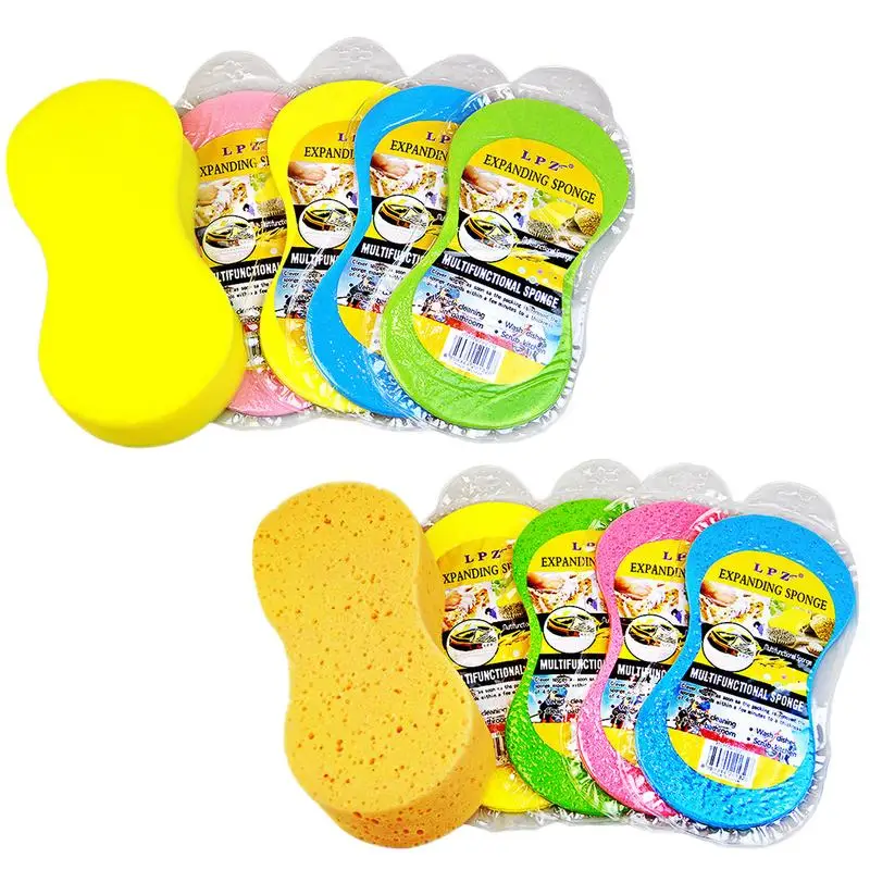 

Dish Scrubber Handy Kitchen Cleaning Sponge Car Wash Sponge For Dishes Tile Clean Efficiently Quickly Dish Scrubber For Kitchen