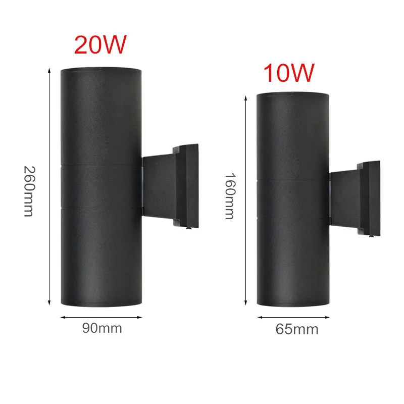 Водонепроницаемый внешний настенный светильник в современном стиле алюминиевый