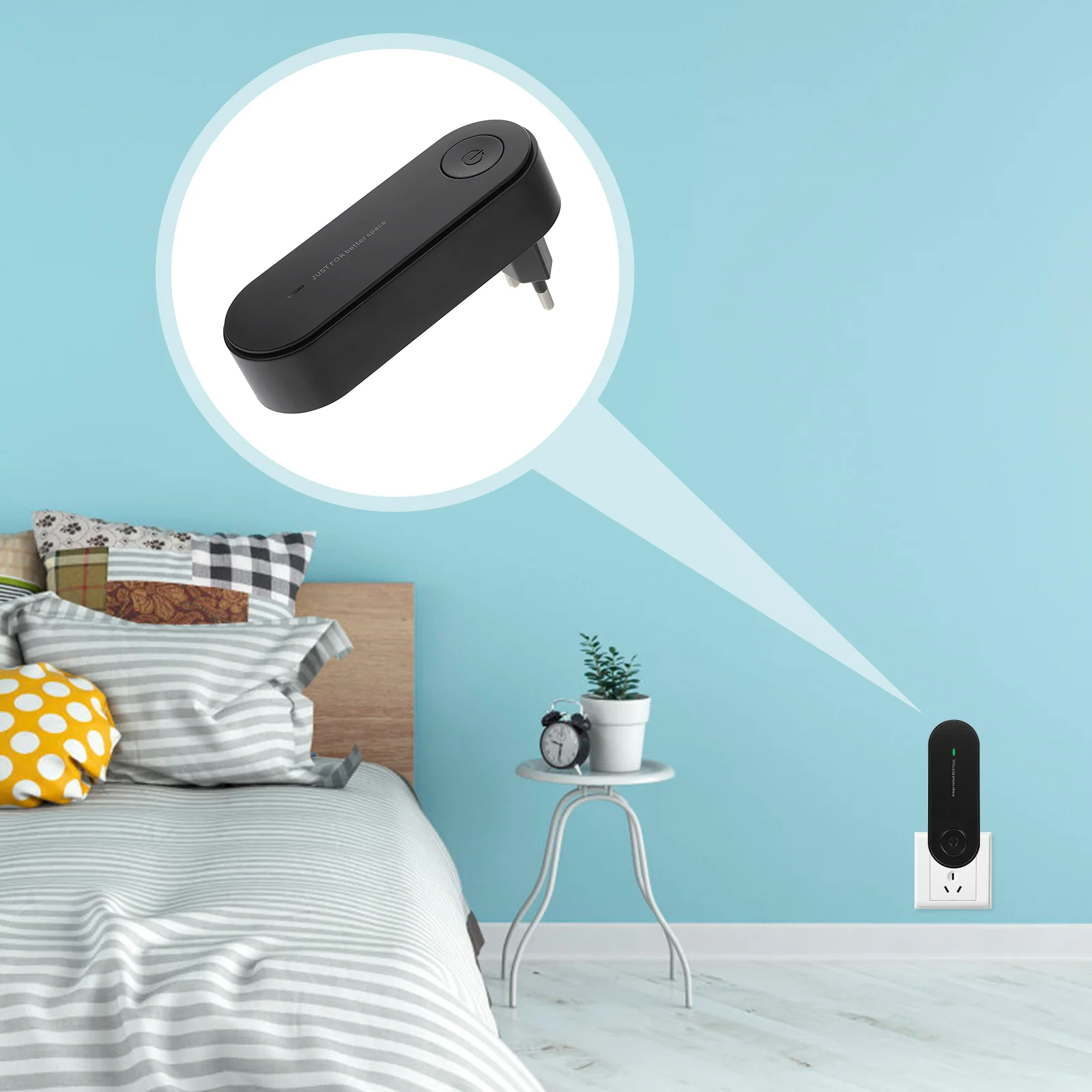 

Air Ionizer Ion Purifier Pet Deodorizer Removal Purifier Ion Air Purifier Removal Purifier for Shop Home Gift Office