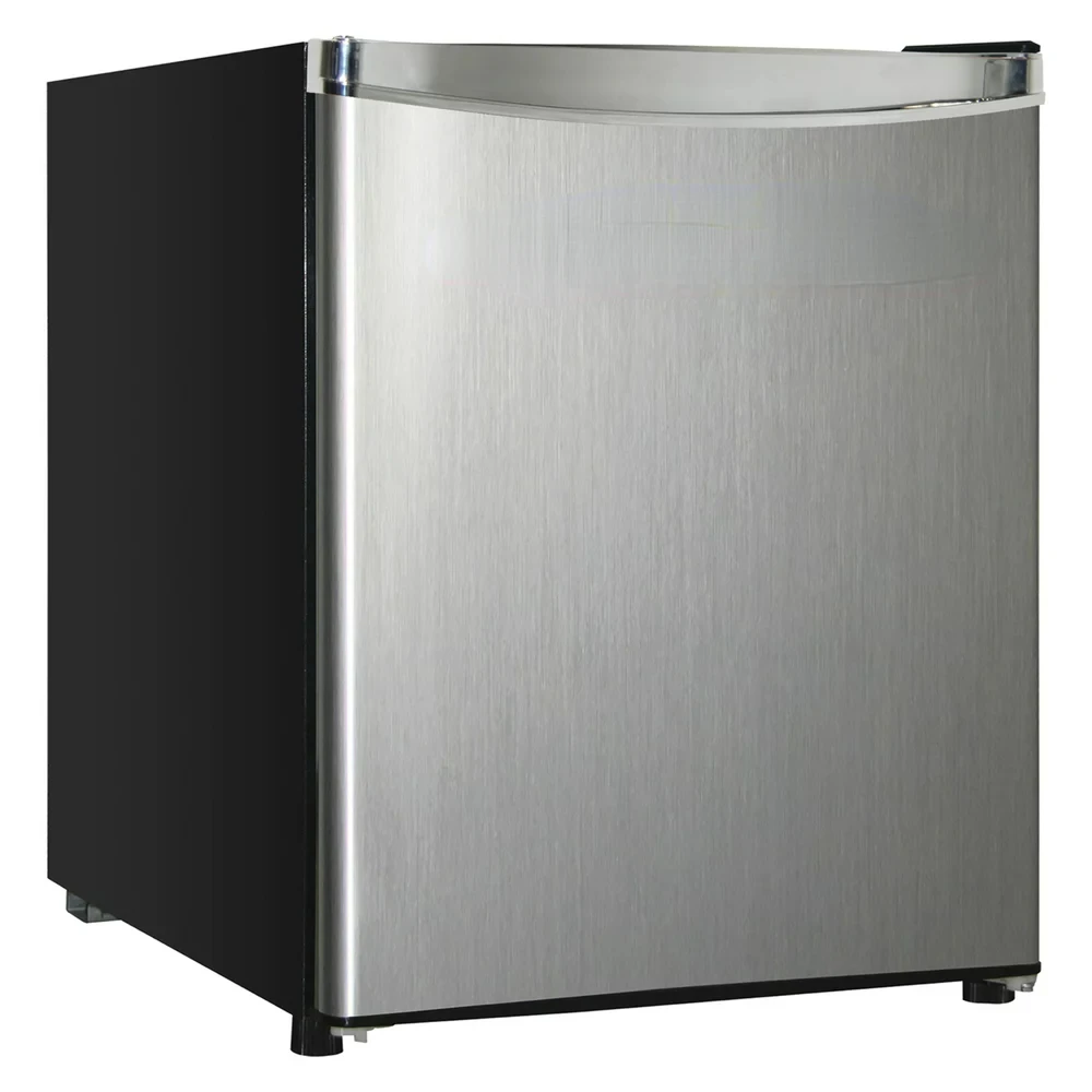 

1.8 Cu. ft. Capacity Retro Refrigerator with Chrome Trim, EFR182, Platinum Milk steam frother Coffee makers Coffee accessories