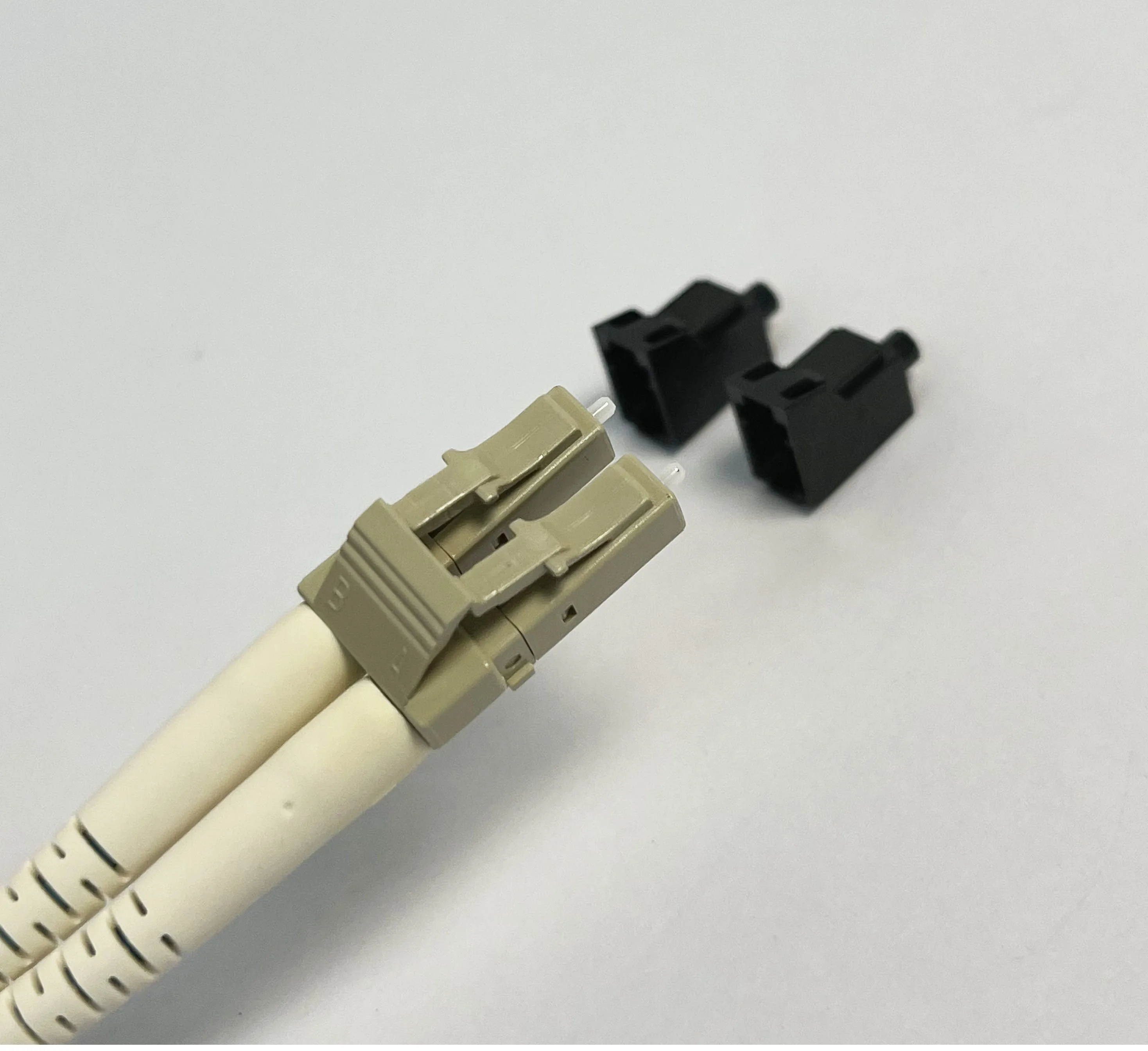 2M LC to LC Optic Fiber Patch Cable 10G Multimode Duplex OM3 PVC 2.0 50/125