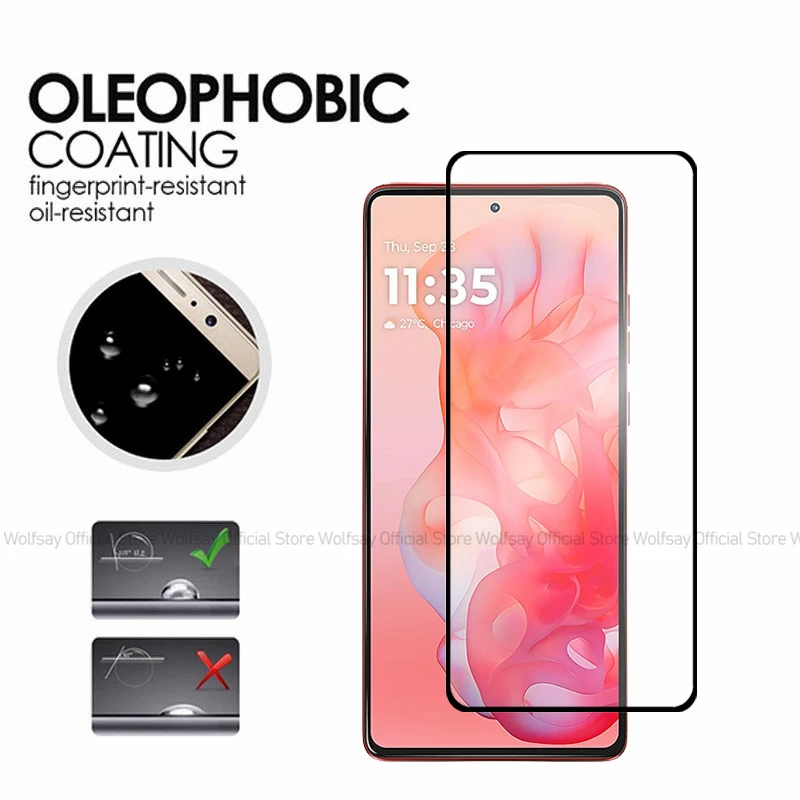 Закаленное стекло для Motorola Moto G Stylus 5G 2024 Защита экрана стеклянная пленка телефона