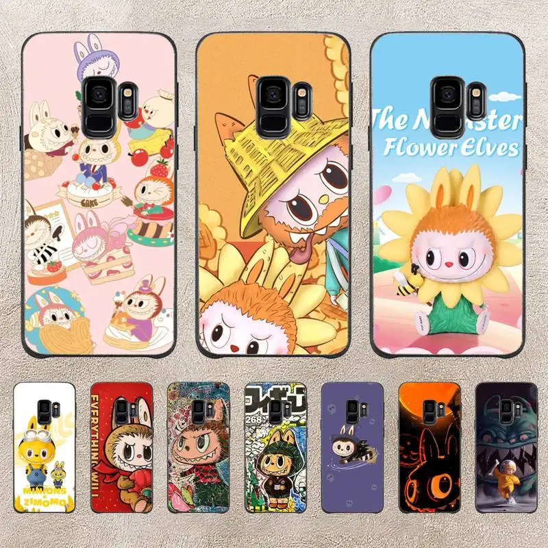 

Cute Labubu Graffiti Art Phone Case For Samsung Galaxy A51 A50 A71 A21s A31 A41 A10 A20 A70 A30 A22 A02s A13 A53 5G Cover Coque