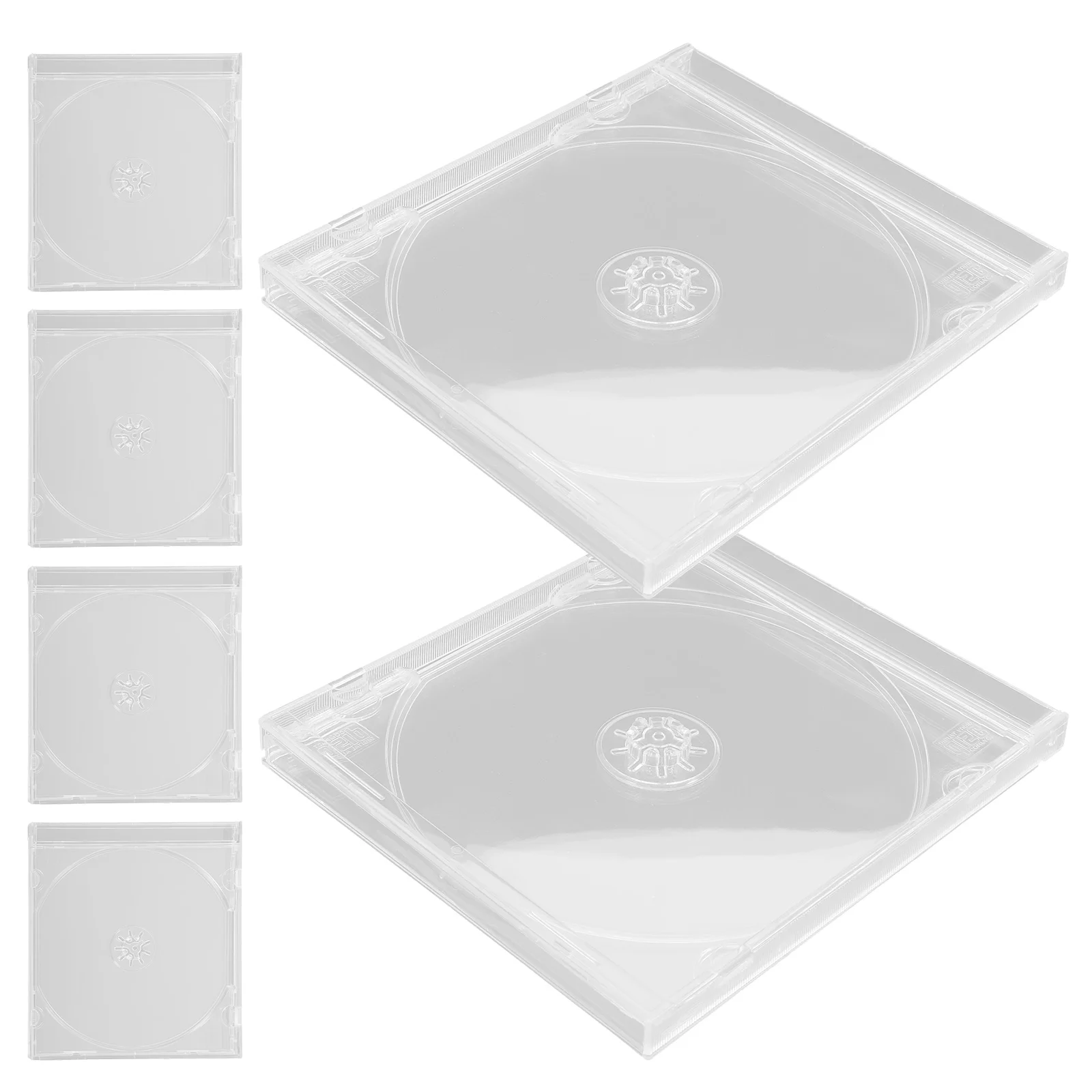 6 шт. чехол для компакт-дисков пустые чехлы держатель пустой тонкий DVD-дисплей