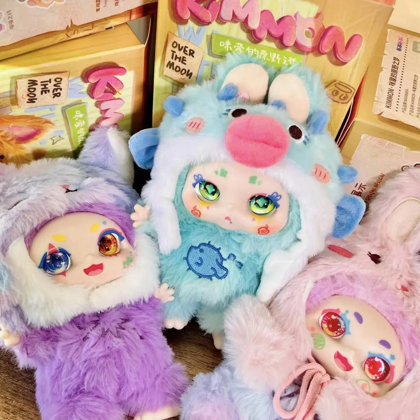 Подлинная серия Kimmon 2 Over The Moom слепая коробка модель куклы фигурки Коллекционная