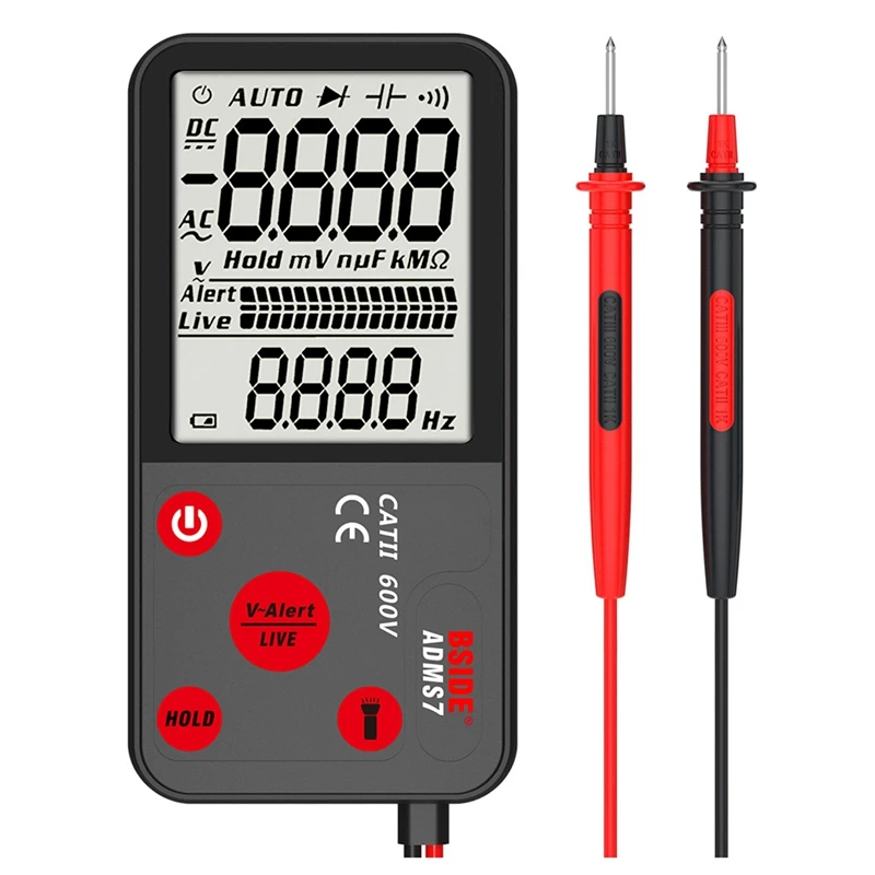 

BSIDE ADMS7 3.5Inch LCD Digital Smart Multimeter Multimeter With Analog Bargraph