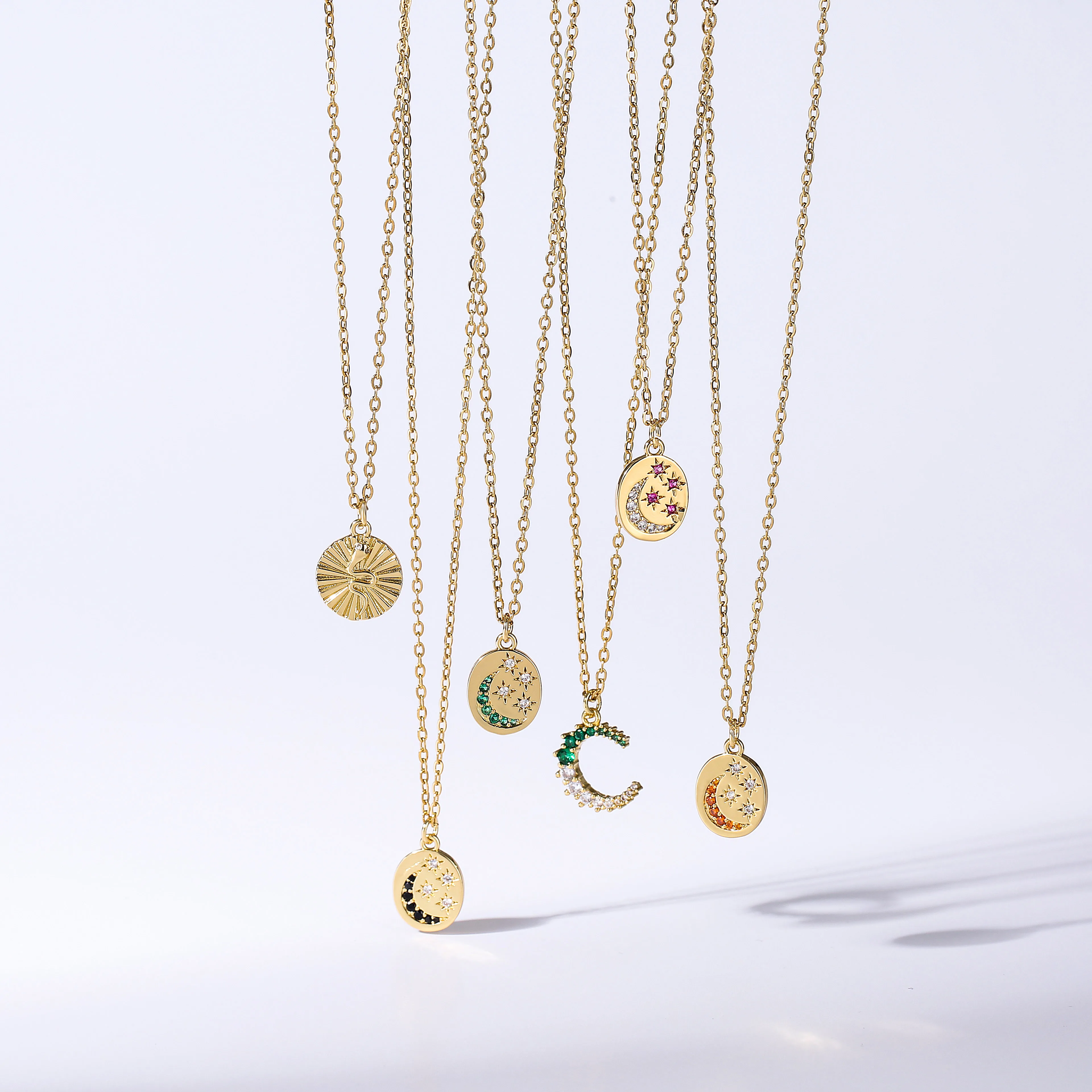 

HECHENG,Gold Color Moon Snake Smiley Eyes Necklaces For Women Girls Chokers 2022Trend Fashion Festival Party Gift Jewelry