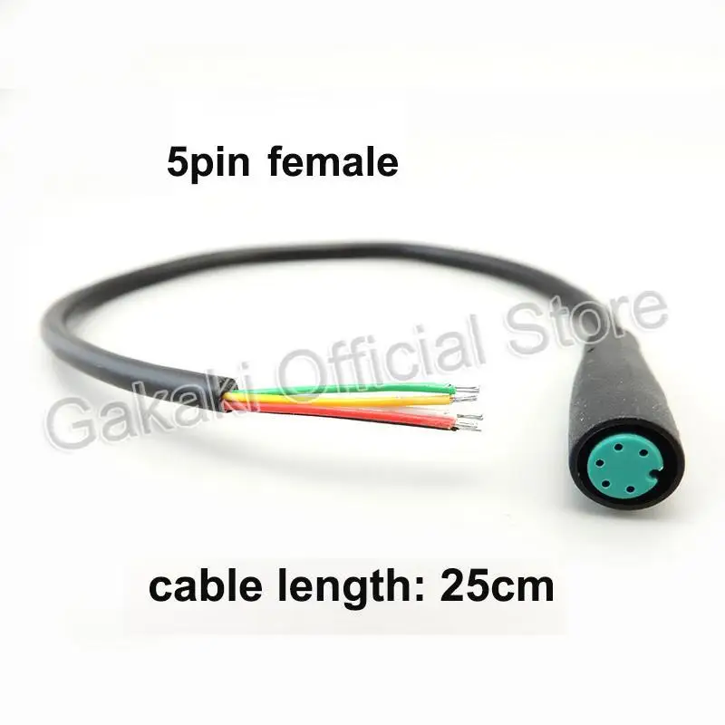 

Водонепроницаемый штекер 5pin M8 для электровелосипеда