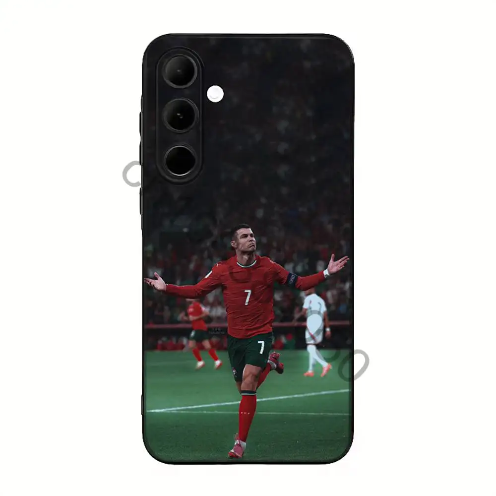 Фото Чехол для телефона Football R-RoNalDo-ES CR7 для Samsung Galaxy S21 22 23 Ultra Plus S24 25 26 FE Lite, защитный чехол из ТПУ №4