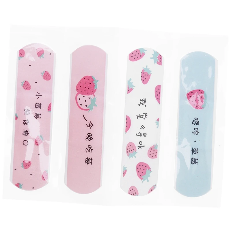 

100Pcs Waterproof Breathable Cute Cartoon Band First Aid Emergency Kit