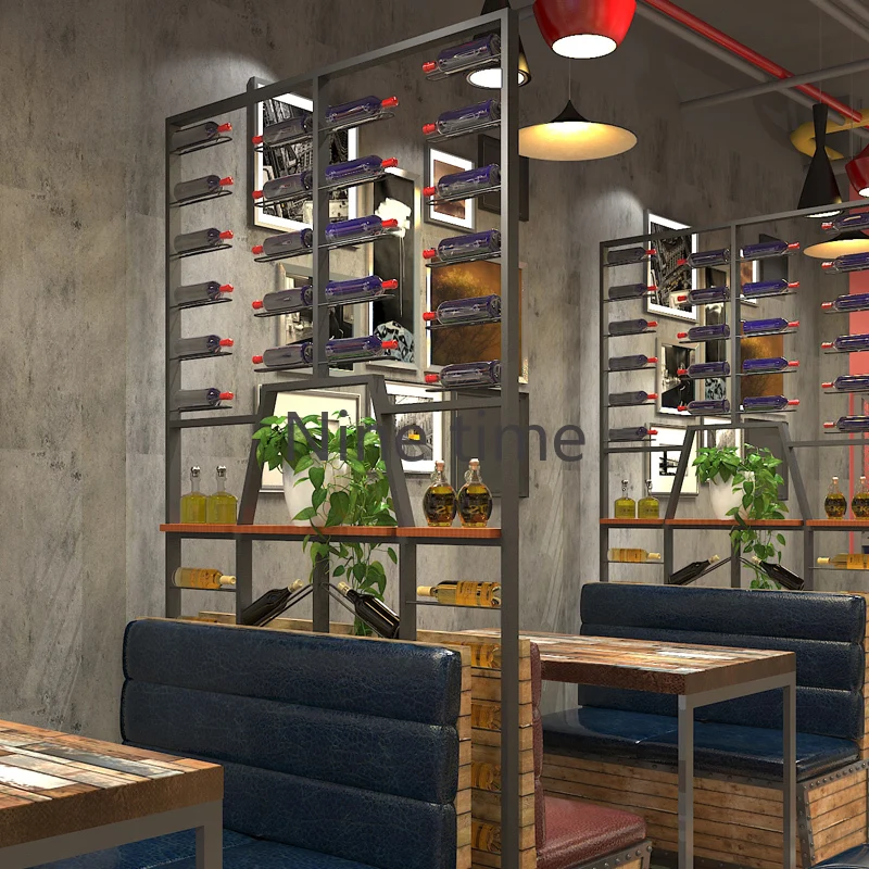 Портативный высококлассный настенный шкаф для бара античные скандинавские