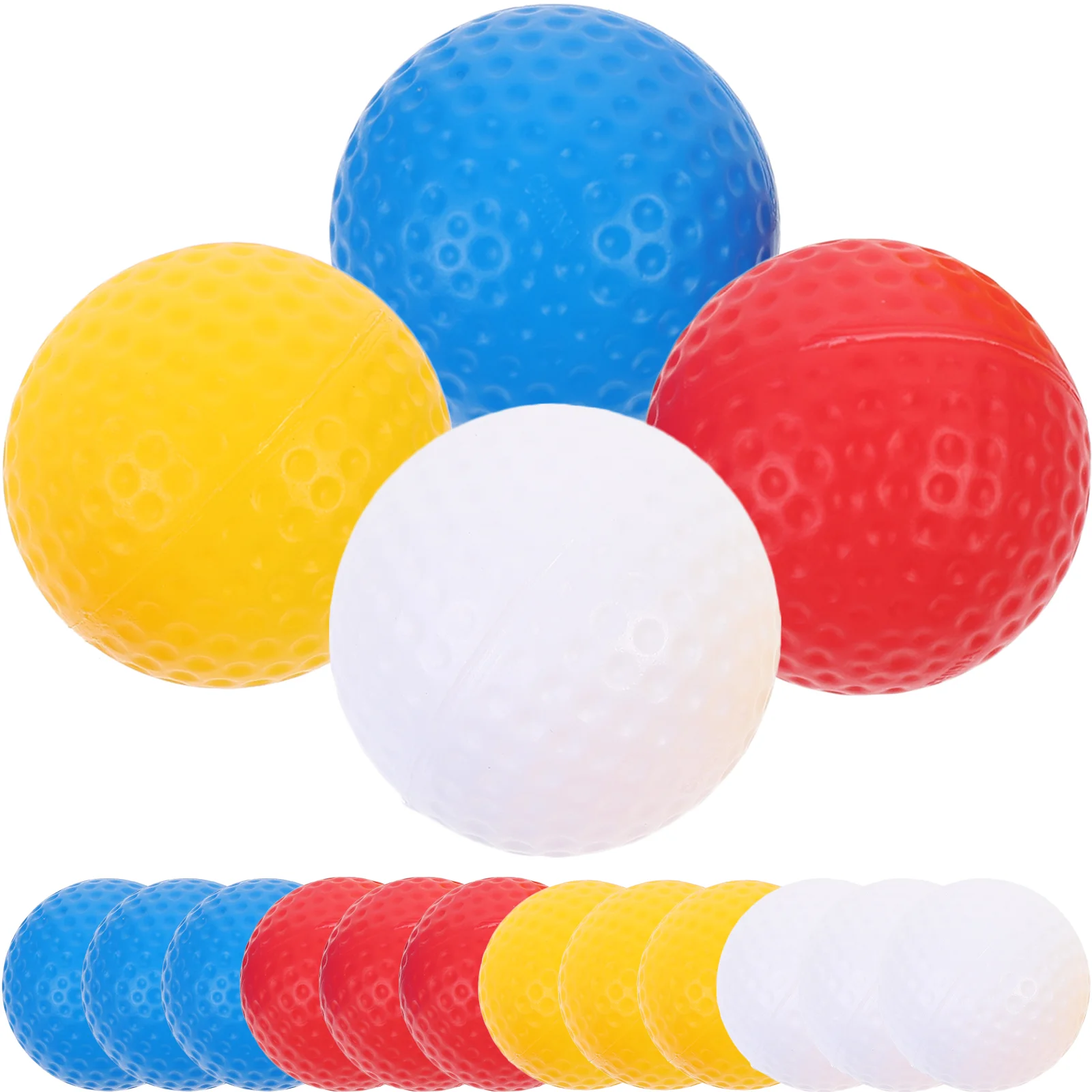 

16 Pcs Practice Ball Golf Practicing Balls Exercise Supply Convenient Color Sports