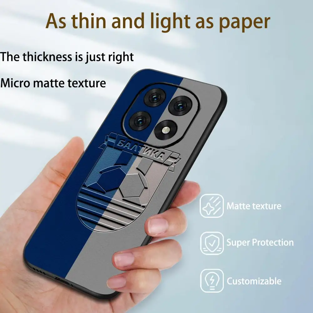 Фото Чехол для телефона Hot Baltika football FC Kaliningrad для Redmi Note 17 15 14 13 12 11 Pro Plus S 5G, мягкий черный чехол. №1