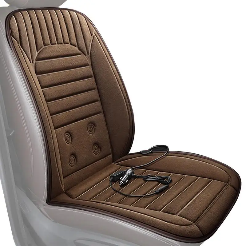 

Heated Seats For Car 12V Heated Seat Cover Heated Seat Cover Seat Pad Fast Heating Universal Heated Car Seat Pad For Back Waist