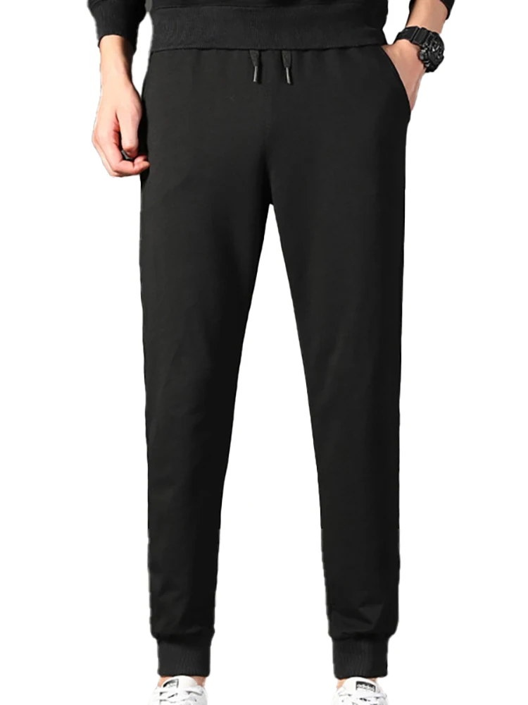 

Black 2022 Spring Autumn New Men's Sports Pants Slim Knitted Joker Running Casual Jogging Pants Men Sweatpants for Men size 4XL