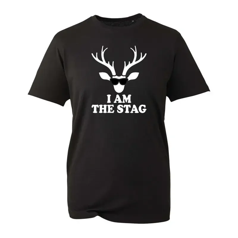 Фото Футболка I Am The Stag: забавный топ для вечеринок, свадеб и торжеств, оригинальный дизайн для жениха №1