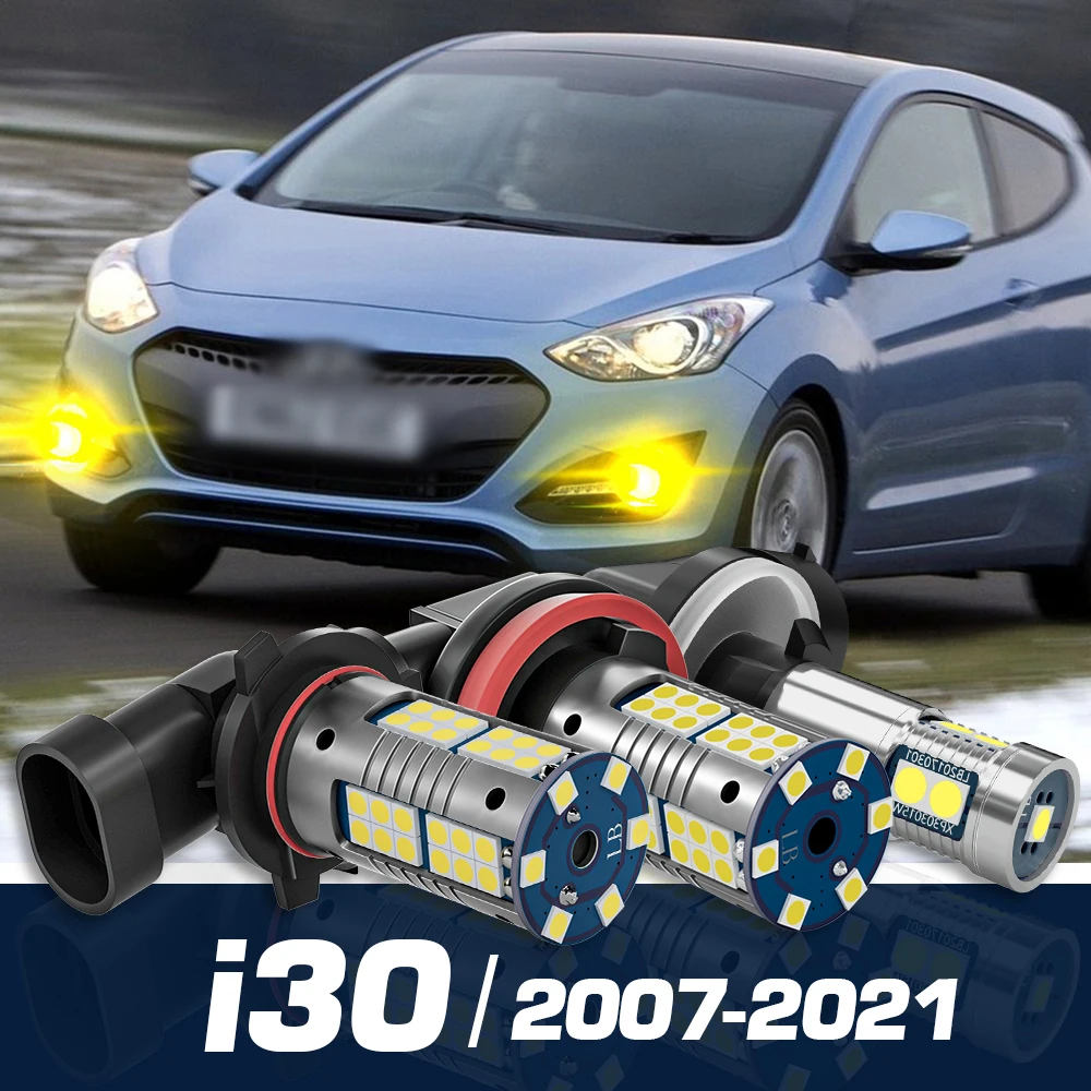 

2pcs LED Fog Light Canbus Accessories For Hyundai i30 2007-2021 2008 2009 2010 2011 2012 2013 2014 2015 2016 2017 2018