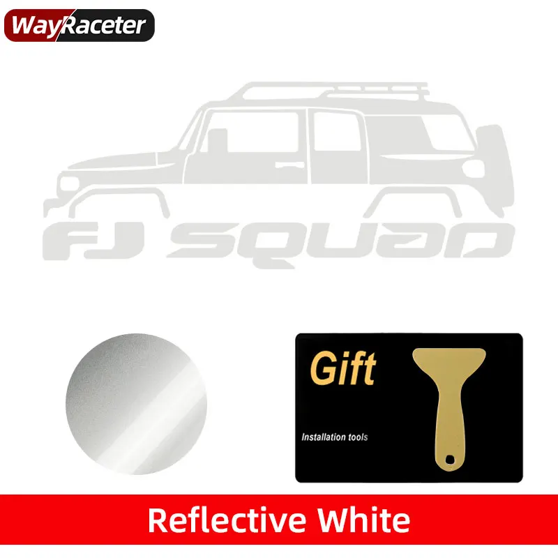 

Наклейка на окно автомобиля, дверь, кузов, бампер, графический багажник, Отражающая виниловая наклейка для Toyota принадлежности для FJ Cruiser