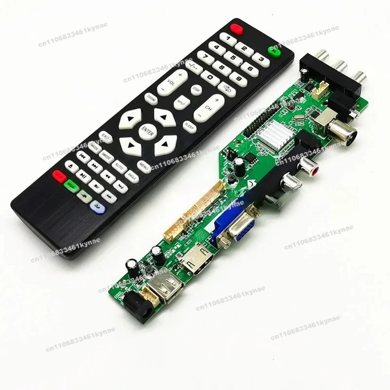 Фото Подходит для DS D3663LUA.81A DVB-T2 DVB-T DVB-C 3663, плата драйвера цифрового телевизора, обновление USB №1
