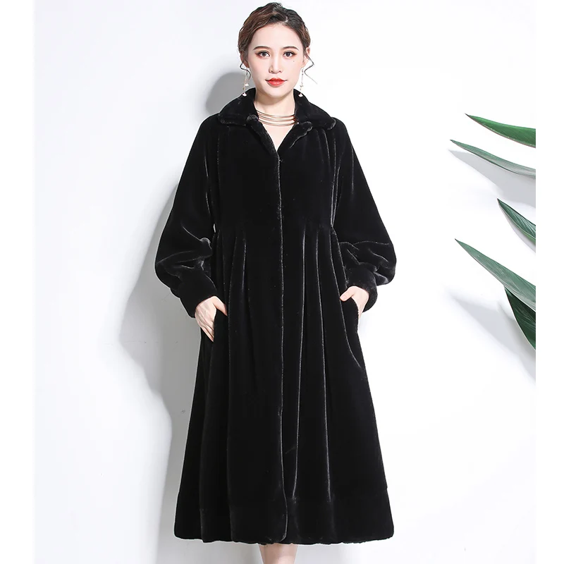 Direct Selling Winter Women's Cold Coat Women Coat Fur Thick Winter Office Lady Other Fur Yes Real Fur Winter Jackets 2022 Woman