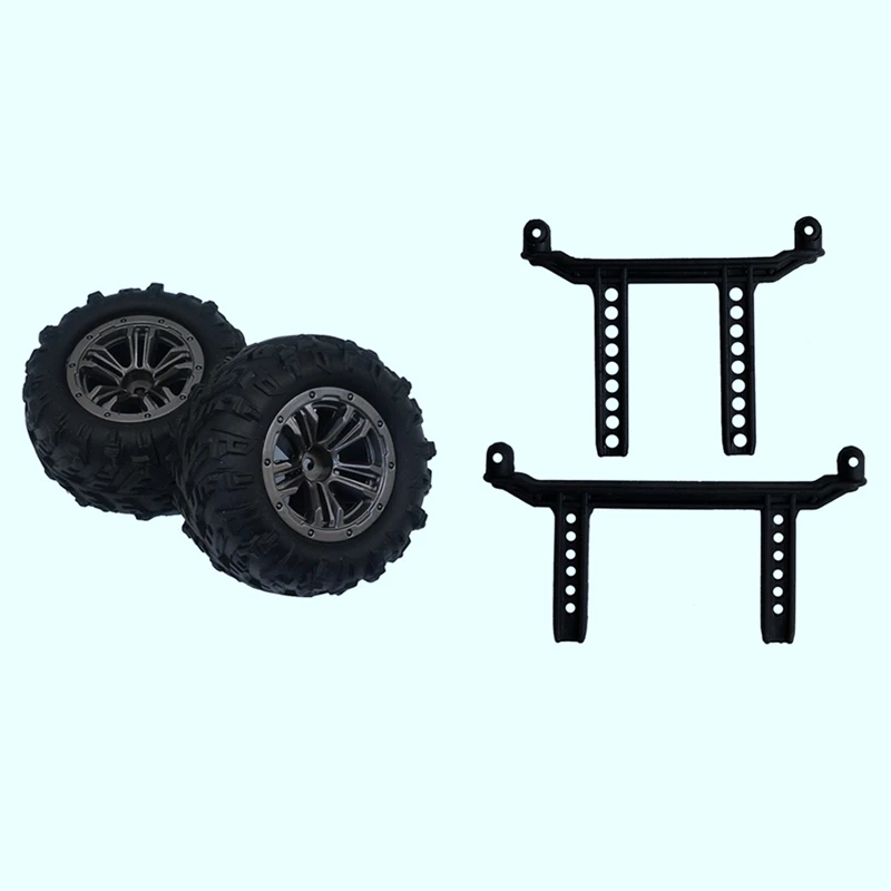 

2Pcs Tires Wheels 30-ZJ02 For Hosim 9130 9135 RC Car With 2PCS Shell Support For XLH 9130 9136 9137 RC Car RC Parts