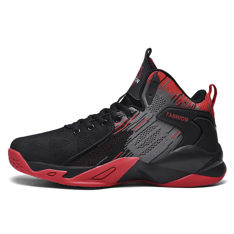 Fashion Anti Slip Fitness Breathable Sports Shoes Men's Basketball Shoes Size 36-48