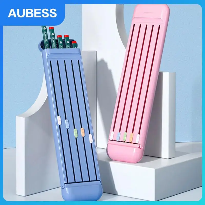 

Good-looking Multifunctional Pen Box Modern Personality Student Pen Case School Reward Gifts Portable Pencil Box Pencil Case New