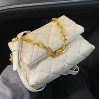 lattice square small tote bag 2022 new high quality pu leather womens designer handbag luxury brand shoulder messenger bag