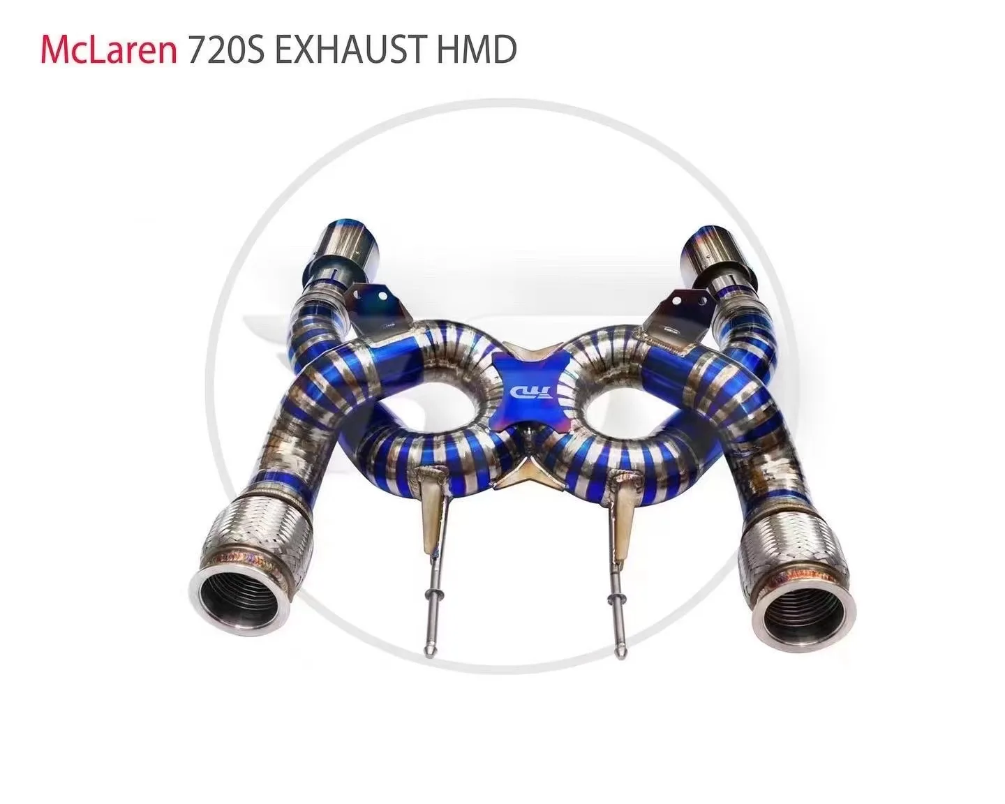 

Titanium Alloy Exhaust Exhaust Manifold Downpipe Is Suitable For McLaren 570S 650 720S 750S MP4 Auto Modification Parts Valve