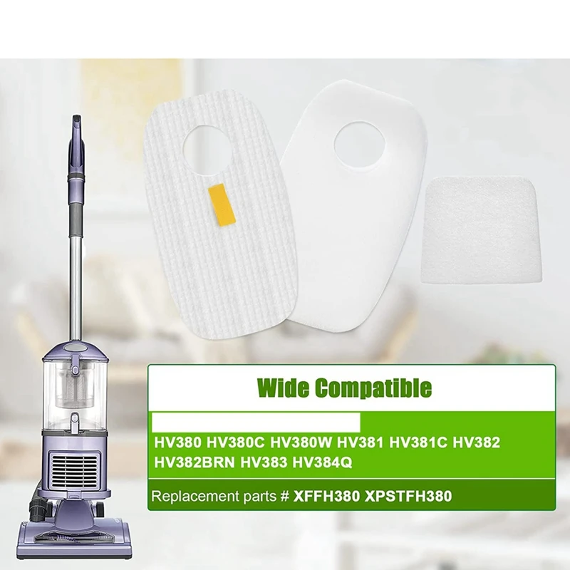 Сменный комплект предварительных и постфильтров для Shark Ro-Cket Duoclean HV380 HV381 HV382 HV383