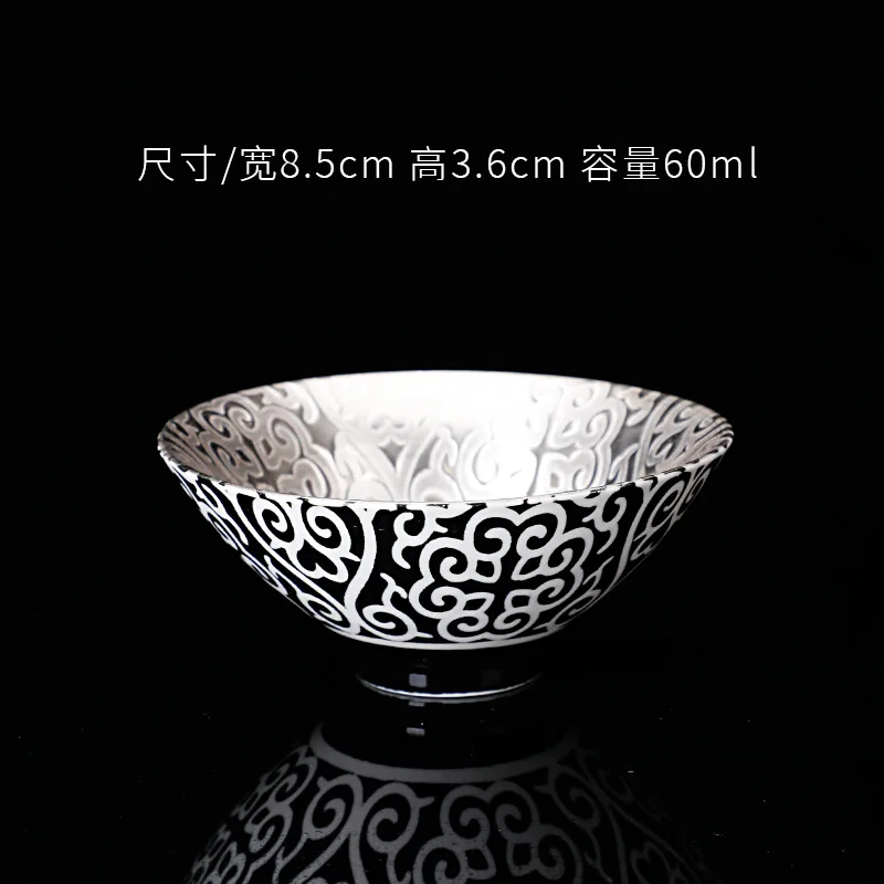 70 мл чашка из стерлингового серебра 999 пробы, керамические чайные чашки, офисная маленькая чайная чаша, бытовая посуда ручной работы в китайском кунг-фу