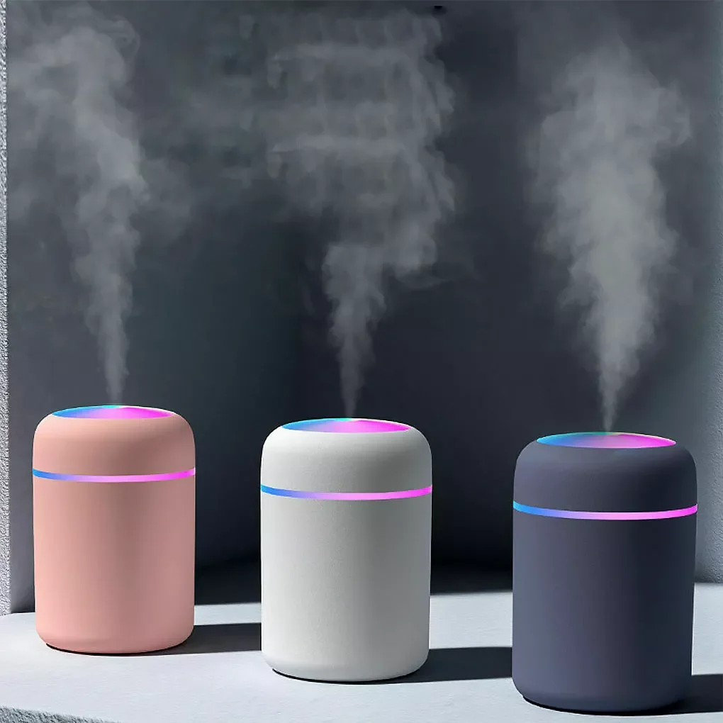 

Portable 300ml Humidifier USB Ultrasonic Dazzle Cup Aroma Diffuser Cool Mist Maker Air Humidifier Purifier with Romantic Light