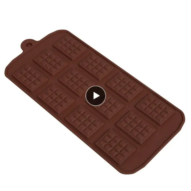 

12 even DIY chocolate chip mold waffle pudding baking tool cake decoration Cook Mould Kitchen Baking Tool Silicone Candy Maker