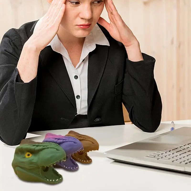 

Dinosaur Squeeze Elastic Fidgeting Children Anti-stress Decompression Toy TPR Adult Child Decompression Dinosaur Bubbles