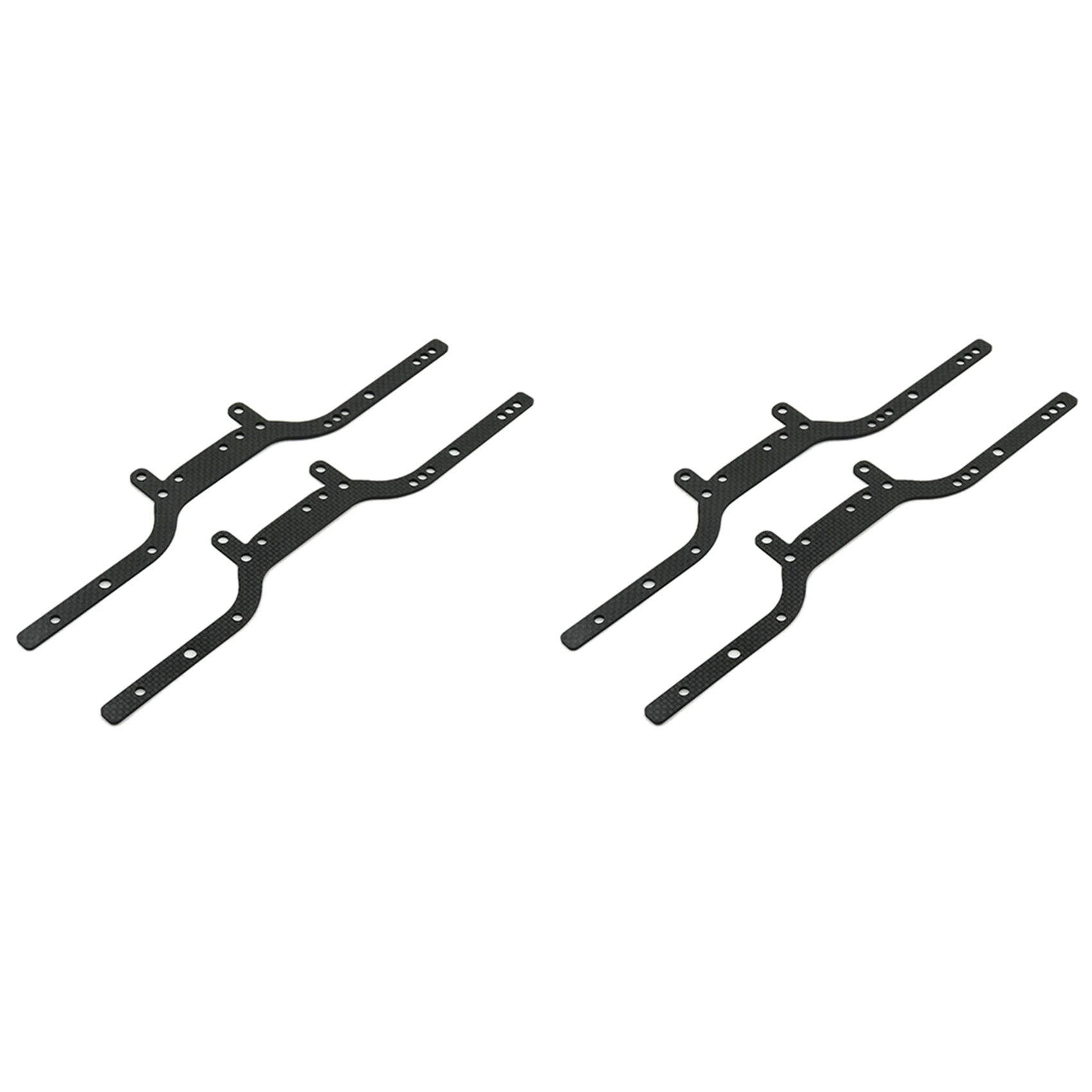 

4X For MN D90 D91 D96 D99 MN90 NM99S 1/12 RC Car Upgrade Parts Carbon Fiber Girder Side Frame Chassis Beam Accessories