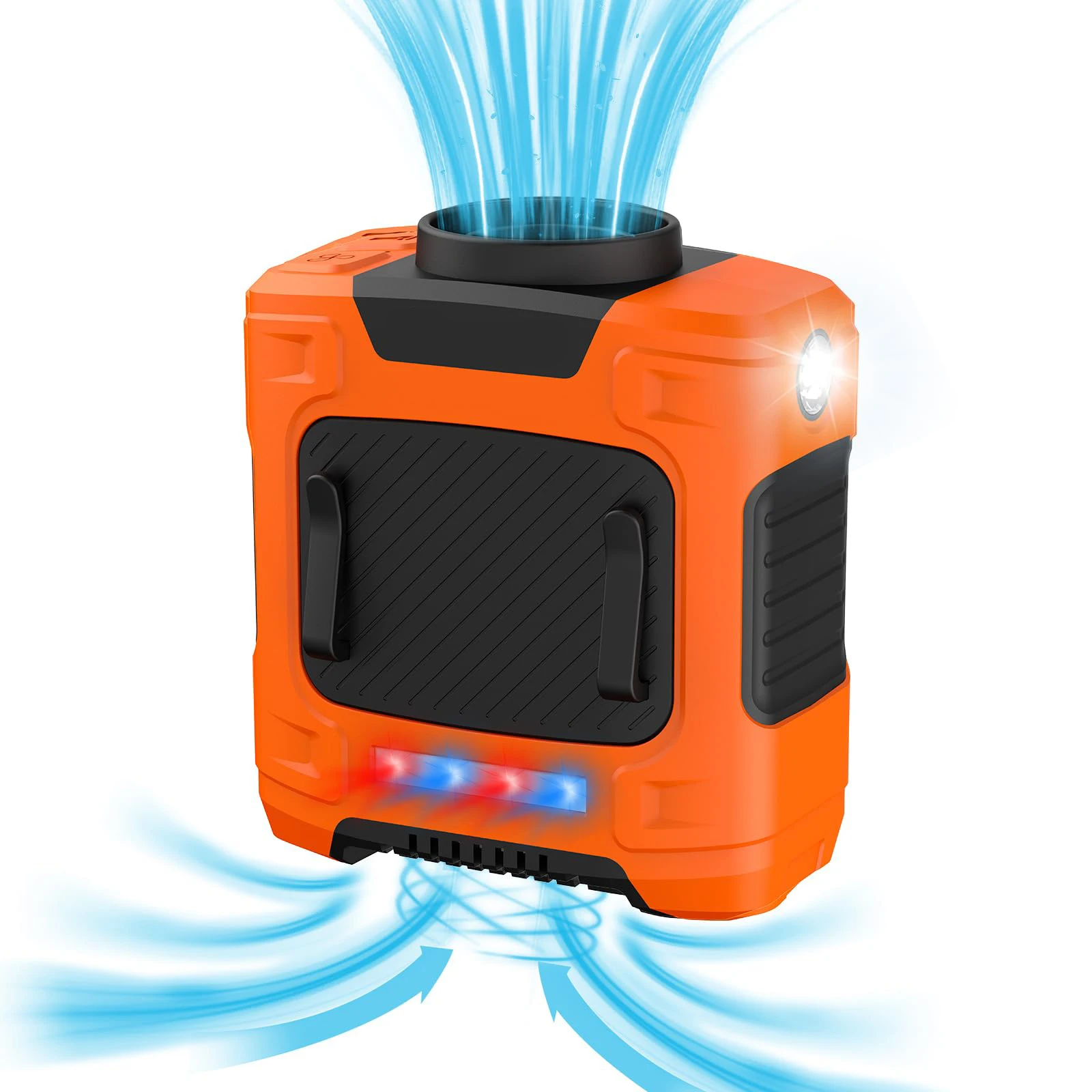 Портативный Поясной Вентилятор С Аккумулятором Емкостью 10000 Мач Охлаждающий