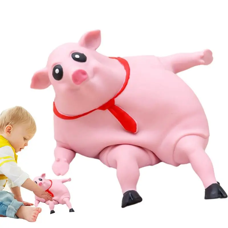 

Stretch Pig Toy Squeeze Stretch And Fidget Pig Toy Soft Fidgety Pig Toy Squeeze Relief Toy For Kids Boys Girls Adults Children