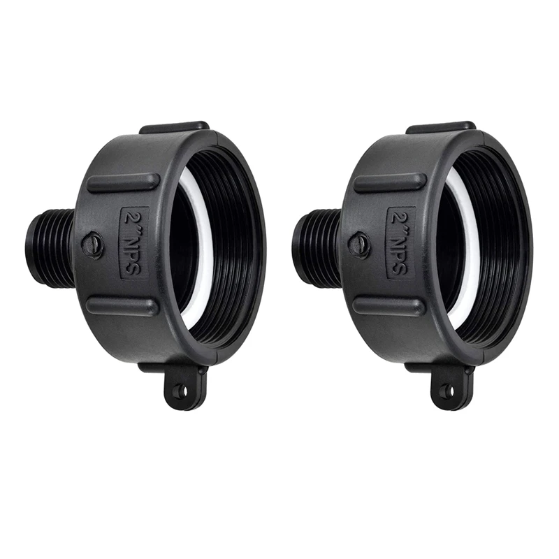 2 шт. IBC Tote адаптер 275 330 с тонкой резьбой дюйма NPS резервуар для воды садовый шланг