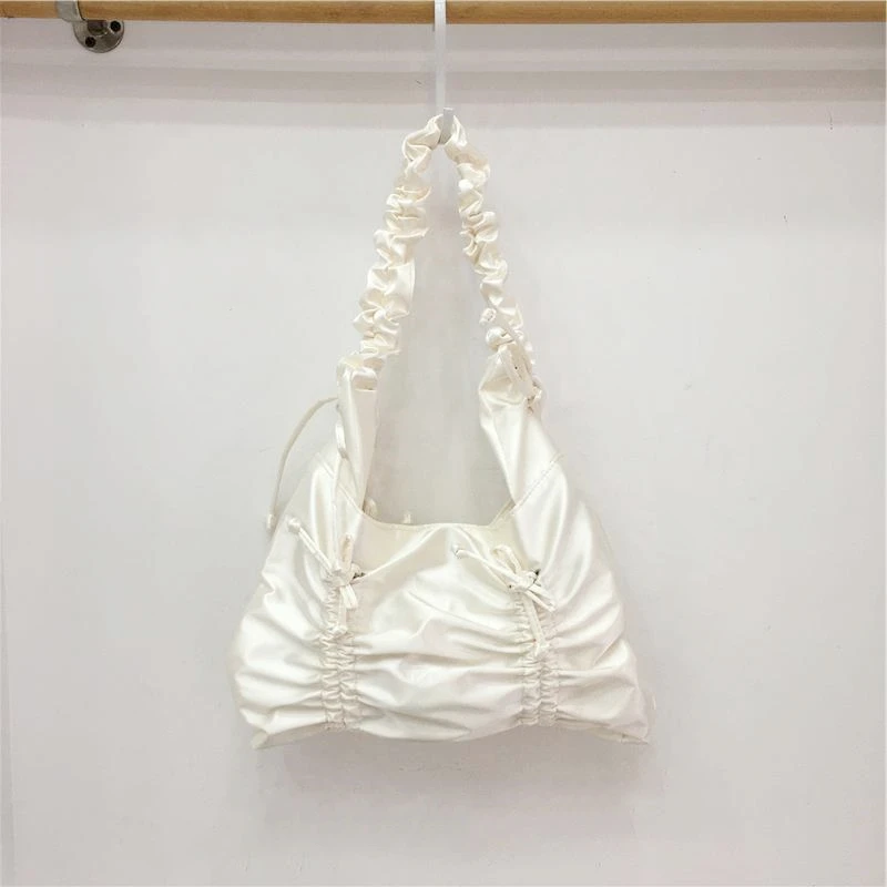 Французская женская сумка корейская версия плиссированной сумки-облака на