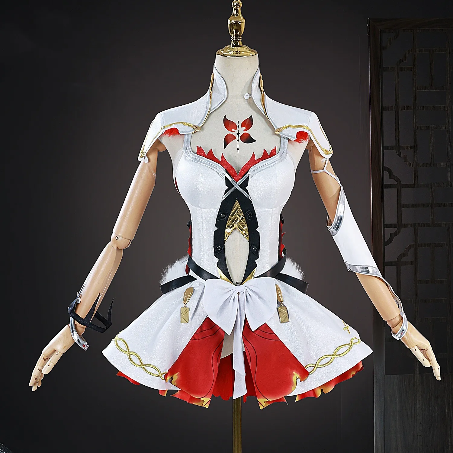 В наличии SR Camellya Косплей Костюм Wuthering Waves Полный комплект парика Хэллоуин