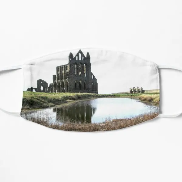

Whitby Abbey And Its Reflection In The P Printing Face Mask Anti Dust Haze Cosplay Reusable Sport Cotton Fashion Cartoon