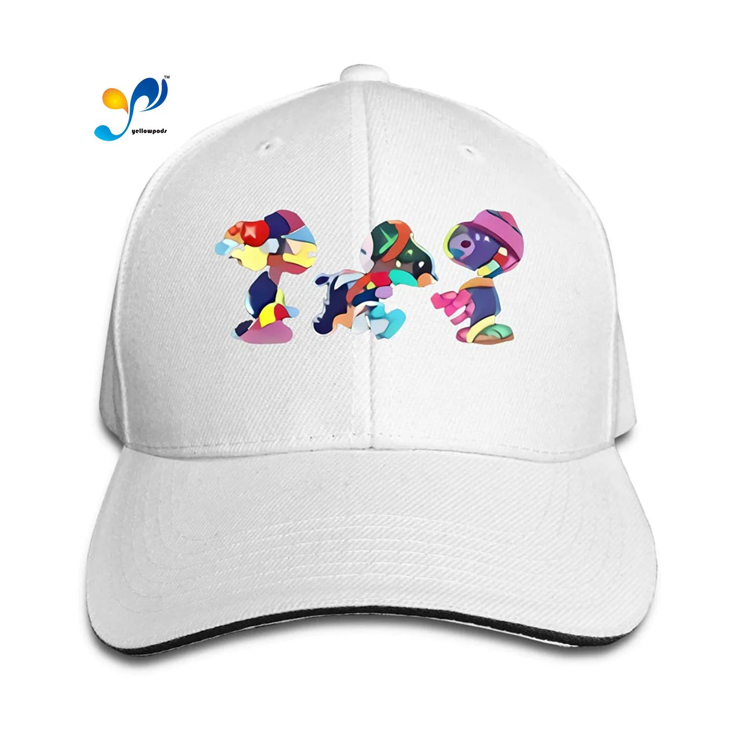 

Set Hip Hop Golf Trucker Adjustable Peaked Sandwich Hat Moto Gp Baseball Cap