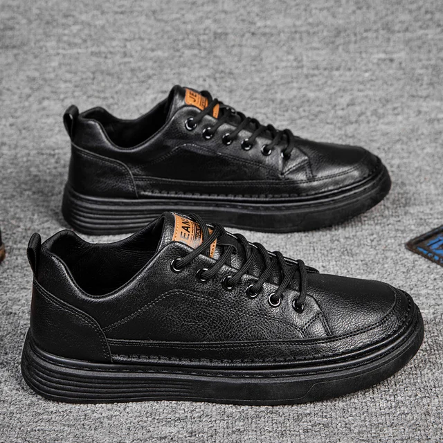 Handmade Leather Casual Shoes for Men Shoes Design Sneakers Man Comfortable Leather Shoes Men Loafers Hot Sale Moccasins Driving 5