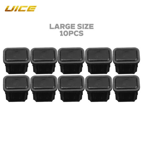 Резиновые торцевые заглушки для хоккейной клюшки UICE, набор из 10 шт.