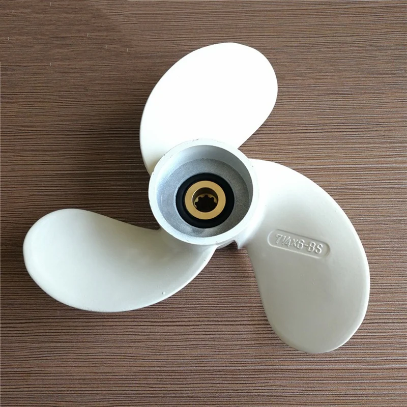 Лодочный пропеллер 6L5-45943-00-00 для Yamaha подвесной мотор 7 1/4X6-BS 2 5hp 3HP 4HP 5HP F2.5A 3A